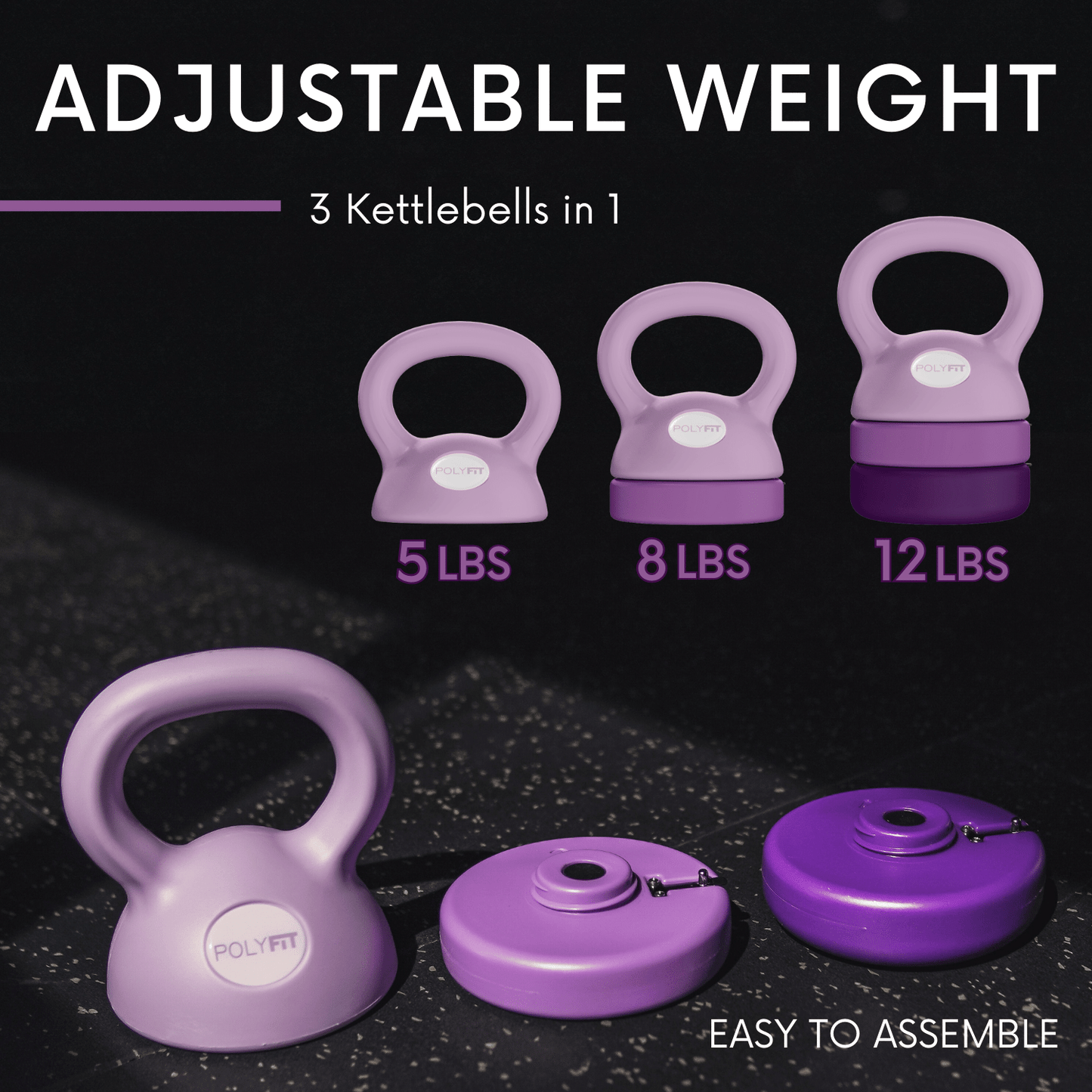 Adjustable Kettlebell - 5-12 Pounds