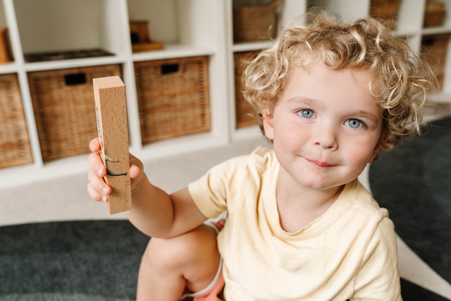 Puzzle Montessori 4 en 1 sur le thème des animaux du safari