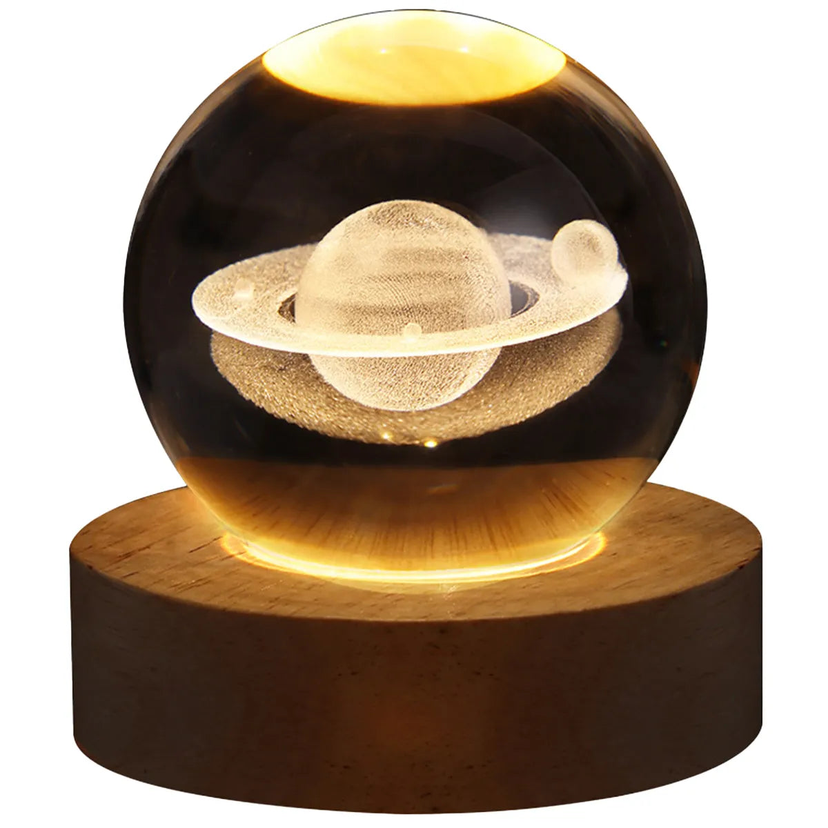 3D Galaxy Crystal Ball Night Light